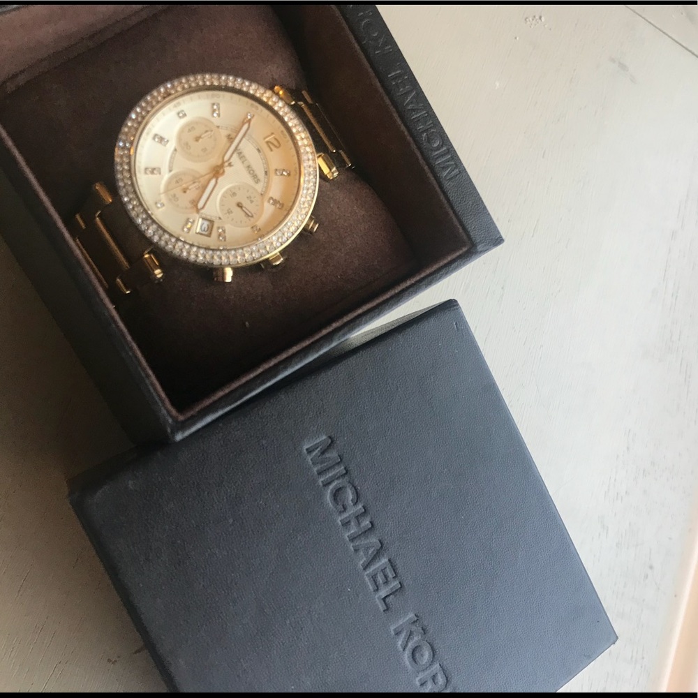 michael kors gold watch